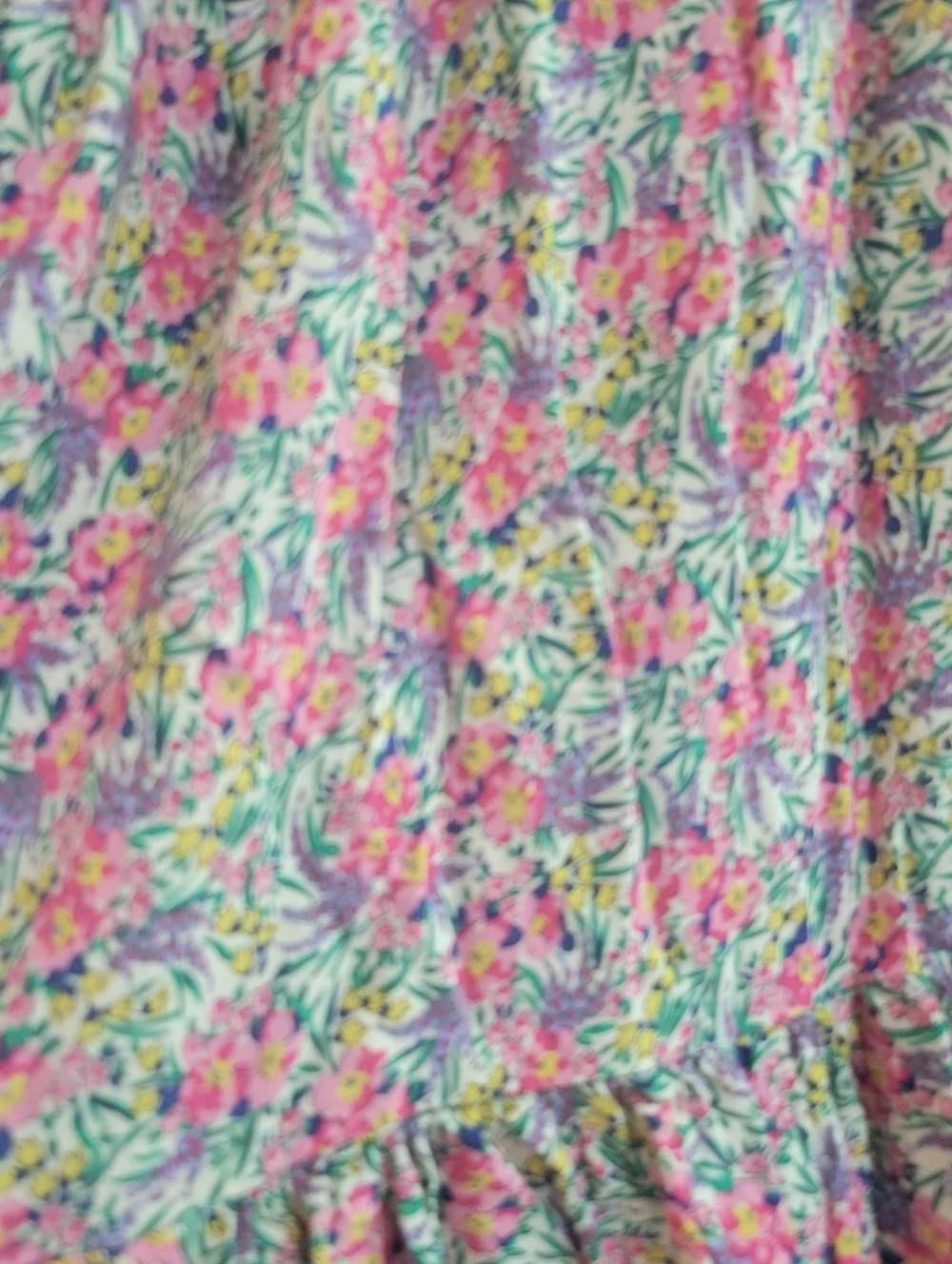 NATURAL LIFE Pink, Yellow & Green Floral Mini Dress - Picture 4 of 5